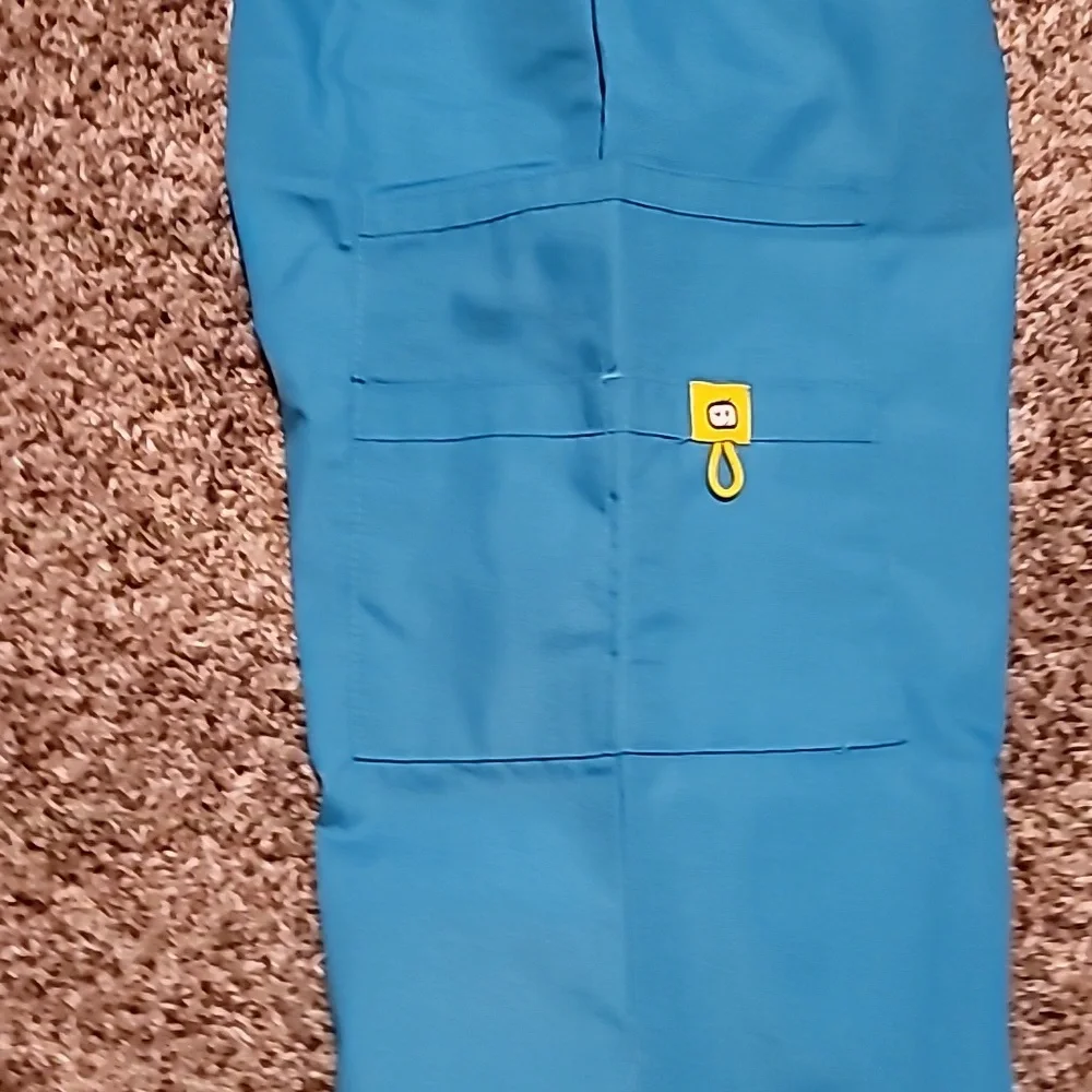 WonderWink Womens Blue Scrubs Pants. NWT - Picture 4 of 4